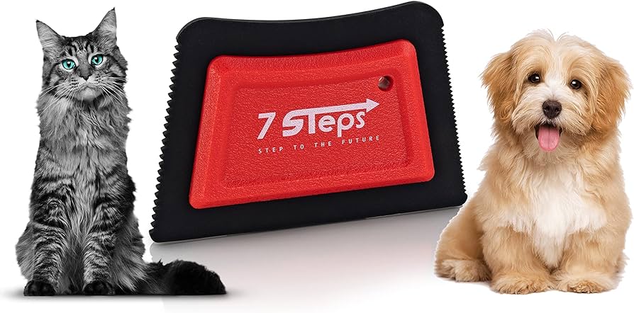 7 Steps - Mini Pet Hair Lint Fur Remover Detailer