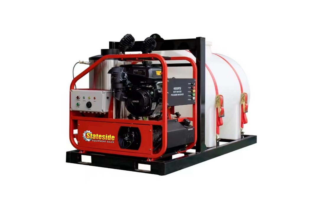 SES Hot Water Pressure Washer Skid Gas/Diesel 4000psi @ 4.0gpm