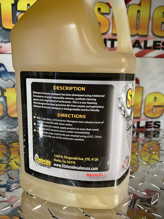 Stateside Eliminate Extractor Shampoo 1-Gallon